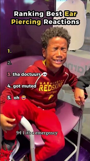 Ranking the Funniest Ear Piercing Reactions
