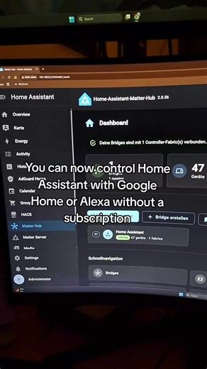 Thanks to a new community plugin you can now full control your Home Assistant Server with Google Home, Alexa or Apple Home completely free #smarthome #techtok #homeassistant #server #diy