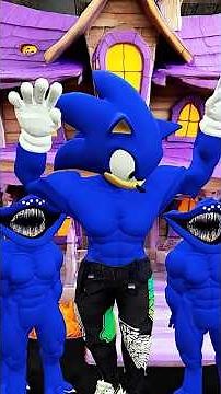 HELLO NEIGHBOR SONIC ARMY FIGHT #shorts #shortsvideo #gta #gta5