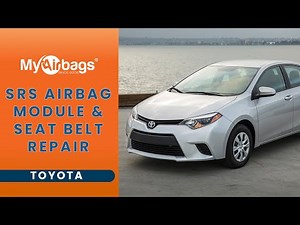 How to Reset SRS Airbag Module and Repair Seat Belts on a Toyota | MyAirbags