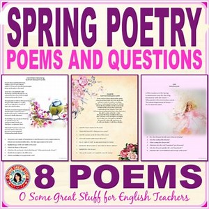 Spring Poetry - Classic Poems with Questions and Tasks and Answer Key