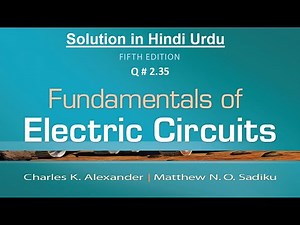 2.35 Fundamental of electric circuits 5th edition solution | Engineers Inn