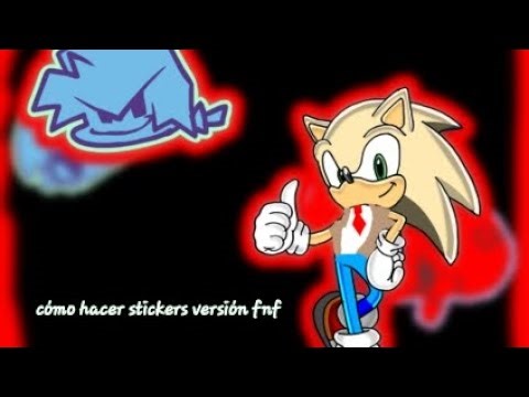 Cómo hacer stickers versión fnf
