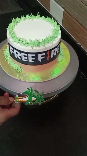 #free fire theme cake #cakebirthday