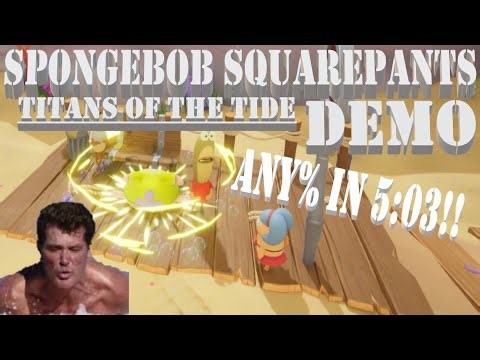 SpongeBob SquarePants: Titans Of The Tide Demo Is Peak!! Lots Of Skips Already!! 5:03 Any%!