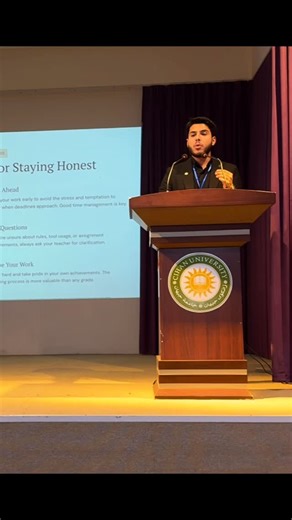 Computer Science Department on Instagram: "Zakaria Serwan presented: Ethical Communication and Academic Integrity When Using AI#cihanuniversityerbil #computerscience"