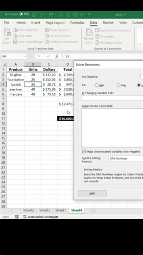 استخدام Solver في Excel للحلول الرائعة! 🔍 📊