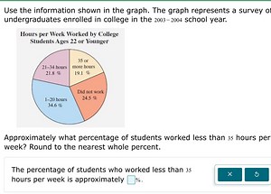 Use the information shown in the graph. The graph represents a ... | Filo