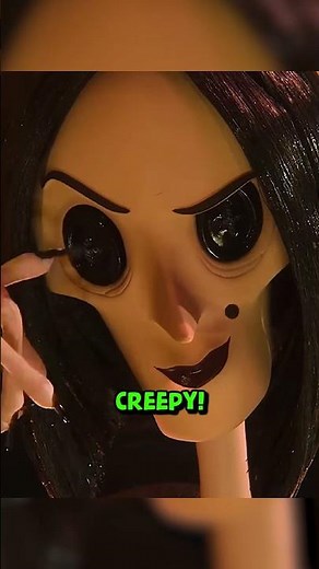 This is what Coraline looks like behind the scenes!