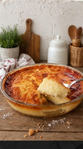 Creamy Baked Custard Cake