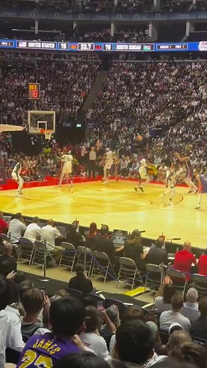 This angle of this Steph 3 is crazy #stephencurry #nbahighlightstoday #Warriors #GSW #dubnation #GSWarriors #WarriorsNation #stephcurry #nbahighlights #ParisOlympics2024 #ParisOlympics | Courtside Views