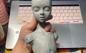 自制bjd【MonsterClay】快速堆砌身体部分1