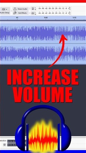 How to INCREASE VOLUME in Audacity
