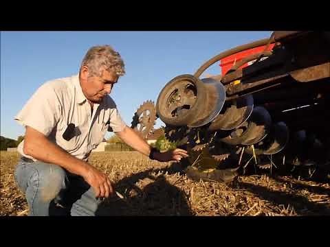 Agroécologie & semis direct sous couvert : un semoir innovant et large
