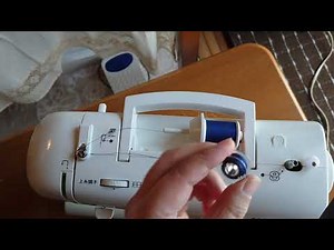 シンガーミシンお手頃価格なミシンのボビンを巻きます