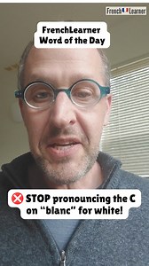 Blanc (masculine) and blanche (feminine) mean "white" in French. Stop pronouncing the C on the masculine form! Subscribe to FrenchLearner's word of the day lessons! 👉. https://www.frenchlearner.com/subscribe/ Complete lesson with example sentences in audio: https://www.frenchlearner.com/french-word-of-the-day/blanc-blanche/ Who am I? Bonjour! My name is David Issokson, founder of FrenchLearner. I've been teaching French to private students since 2014 and am now doing a word of the day lesson fo