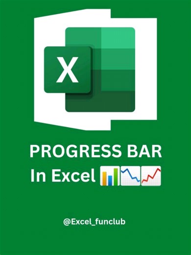 How to create Progress Bar in Excel. . . . #exceltutorial #tutorialexcel #msexceltutorial #exceltips #microsoftexcel #dataanalytics #exceltraining #msexcel #tipsexcel #excelvba #googlesheets #excelbasico #msexcelvideos #excelchart