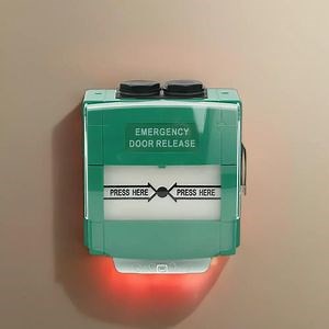 Sumring Fire Alarm Waterproof IP67 Manual Call Point Key Reset Emergency Green Emergency Door Release Button with Cover