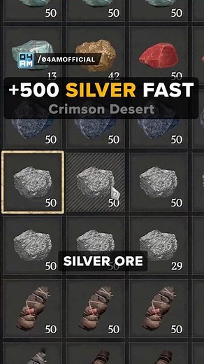Get +500 SILVER & 6X Ores in Crimson Desert💎🤑