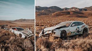 36K views · 473 reactions | Ferrari Owner Crashes New Car in Nevada Desert on Day 1 of the Royalty Rally | Royalty Exotic Cars | Facebook