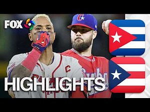 Cuba vs. Puerto Rico Highlights ⚾️ World Baseball Classic on FOX
