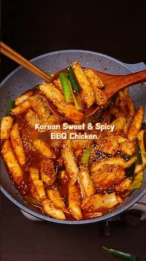 Ultimate Korean Sweet & Spicy BBQ Chicken You Need to Try 🍗🔥