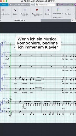 Klavierauszug vs. Partitur