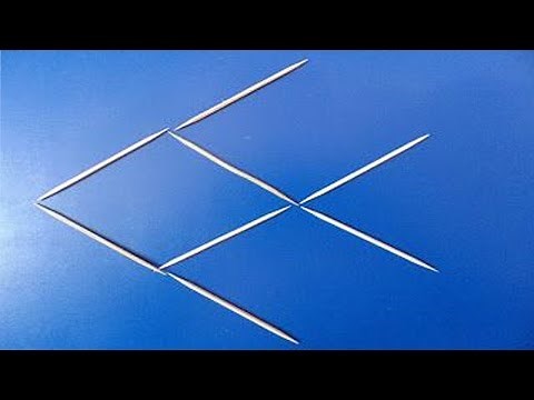 3 Toothpick Puzzles to Drive You Nuts!!