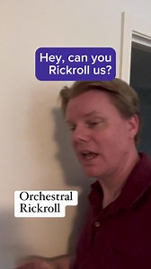 4.4K views · 230 reactions | Orchestral Rickroll #nevergonnagiveyouup #orchestra #rickroll #rickastley #rickrolled ##starwars #johnwilliams #score #orchestra #soundtrack | Jimlapbap | Facebook