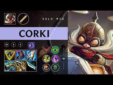 Corki Mid vs Ahri - BR Grandmaster Patch 26.03