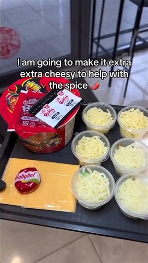 2x Spicy Buldak Ramen with Cheese 🧀🔥 | Extreme Noodle Challenge