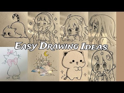 Easy Drawing Ideas | Aesthetic Drawing Ideas For Beginners