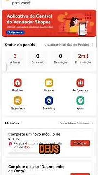 🚀 SHOPEE: NOVA CENTRAL DO VENDEDOR — BAIXE AGORA #fly #shopee #lerosteajuda