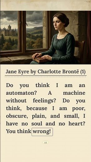 British Accent Shadowing | Jane Eyre by Charlotte Brontë | Spoken English A2-B1