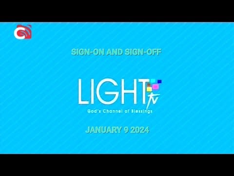 Light TV Sign-On and Sign-Off - 1-9-2024