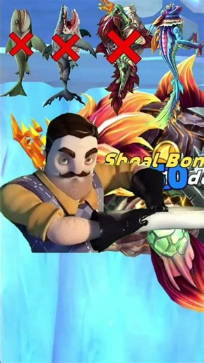 Hungry Shark World Gameplay Long Jump Test: Noob Shark vs. Pro Shark #new #shorts