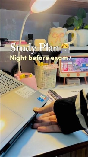 Night before exam👩‍💻 #studytips #studentlife #studymotivation #studyshorts #studywithme #studyvlog