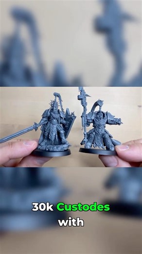 Horus Heresy vs 40k Custodes — Which Kit is BETTER? #shorts #warhammer40k