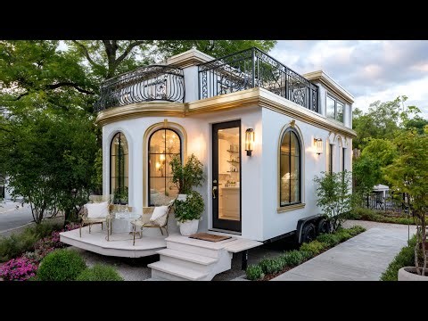 This Royal French Tiny House Travels Like a Dream Palace on Wheels
