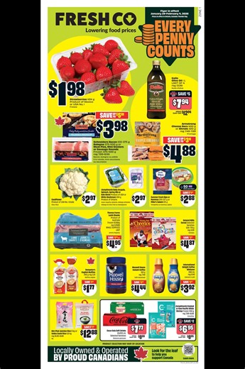 Flyers for FreshCo Valid from January 29 to February 4, 2026🛒🎯 https://www.flyers-on-line.com/freshco #FreshCo #Savings #Promotions | Flyers Online