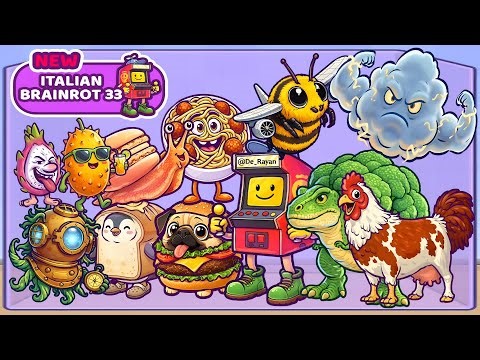 Merge Fellas Italian Brainrot 33 - All Characters Final BOSS | New Mode -Max Level Gameplay