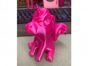 PowderPuff Unicorn #3DThursday #3DPrinting