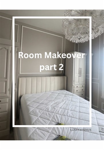 Niece's Bedroom Makeover Part 2: Picture Frame Molding