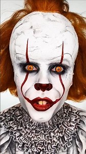Pennywise Makeup Tutorial Skf Transformation #pennywise
