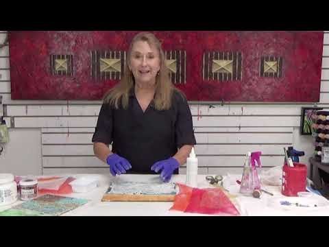 Mixed Media Tutorial with Sandra Duran Wilson - Draped Fabrics