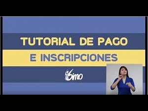 Pago e Inscripciones