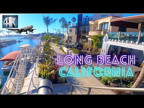 [4K] Scenic Walking tour of Long Beach California USA 2021 Travel Guide