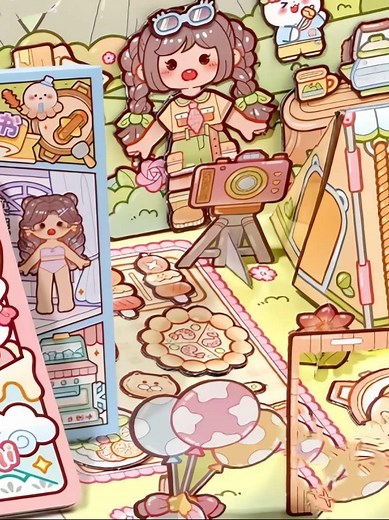 Little Mochi Magnetic Quiet Book DIY - Creative Collage Ideas