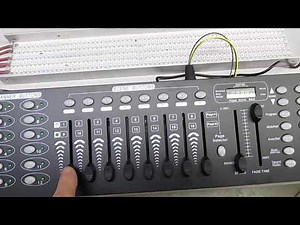 SP201E to WS2812 LED strips DMX control