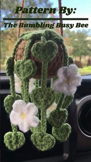 Crochet Hanging Plant Tutorial
